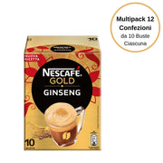 Nescafe' gold i golosi ginseng multipack 12 confezioni da 10 bustine ciascuna
