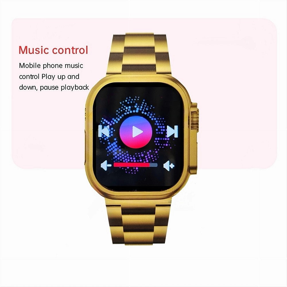 Trade Shop - Smartwatch Orologio Intelligente 49mm Luxury Gold Watch Bt5.0 Wireless Z76 Ultra -