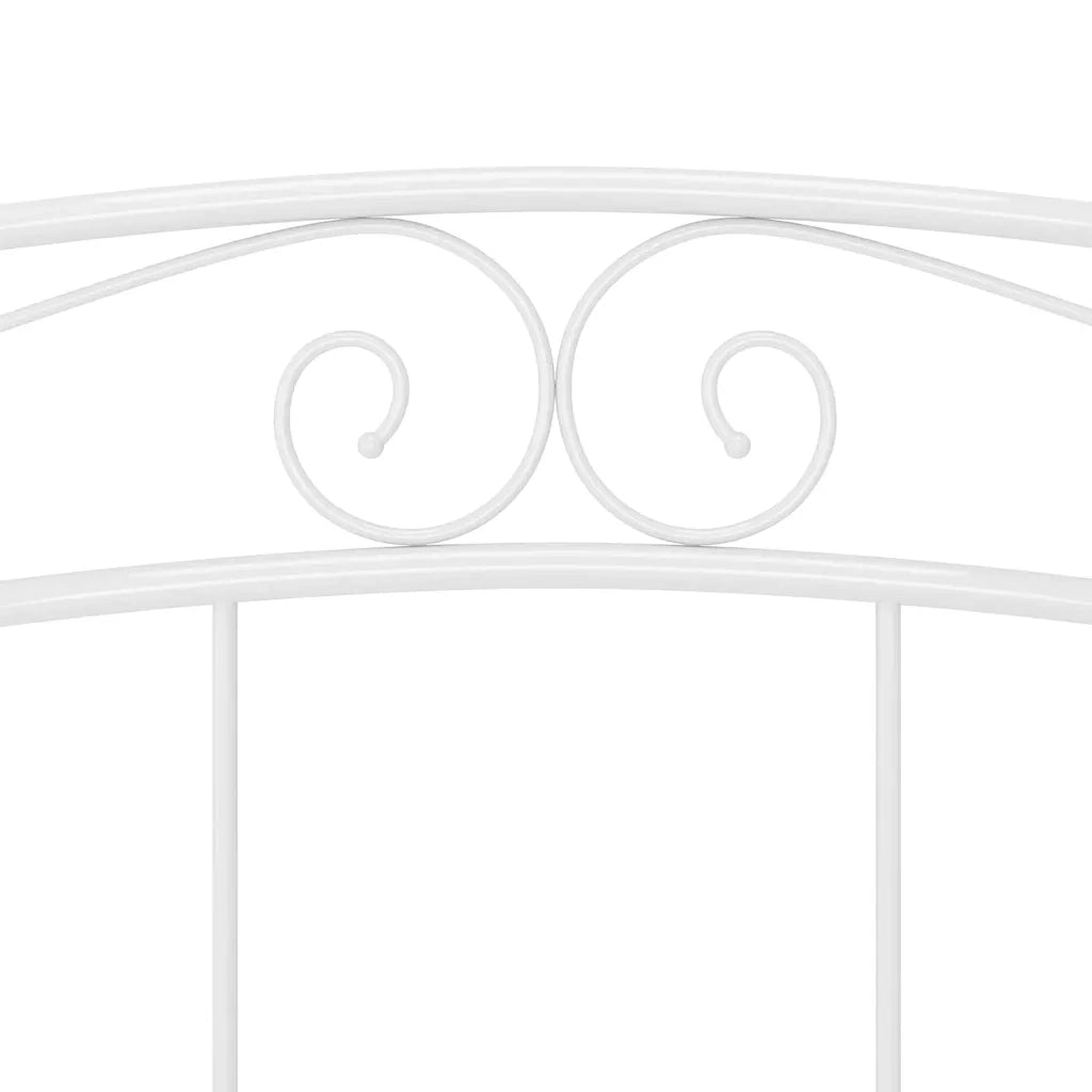 Giroletto-Struttura Letto Bianco in Metallo 160x200 cm 535089