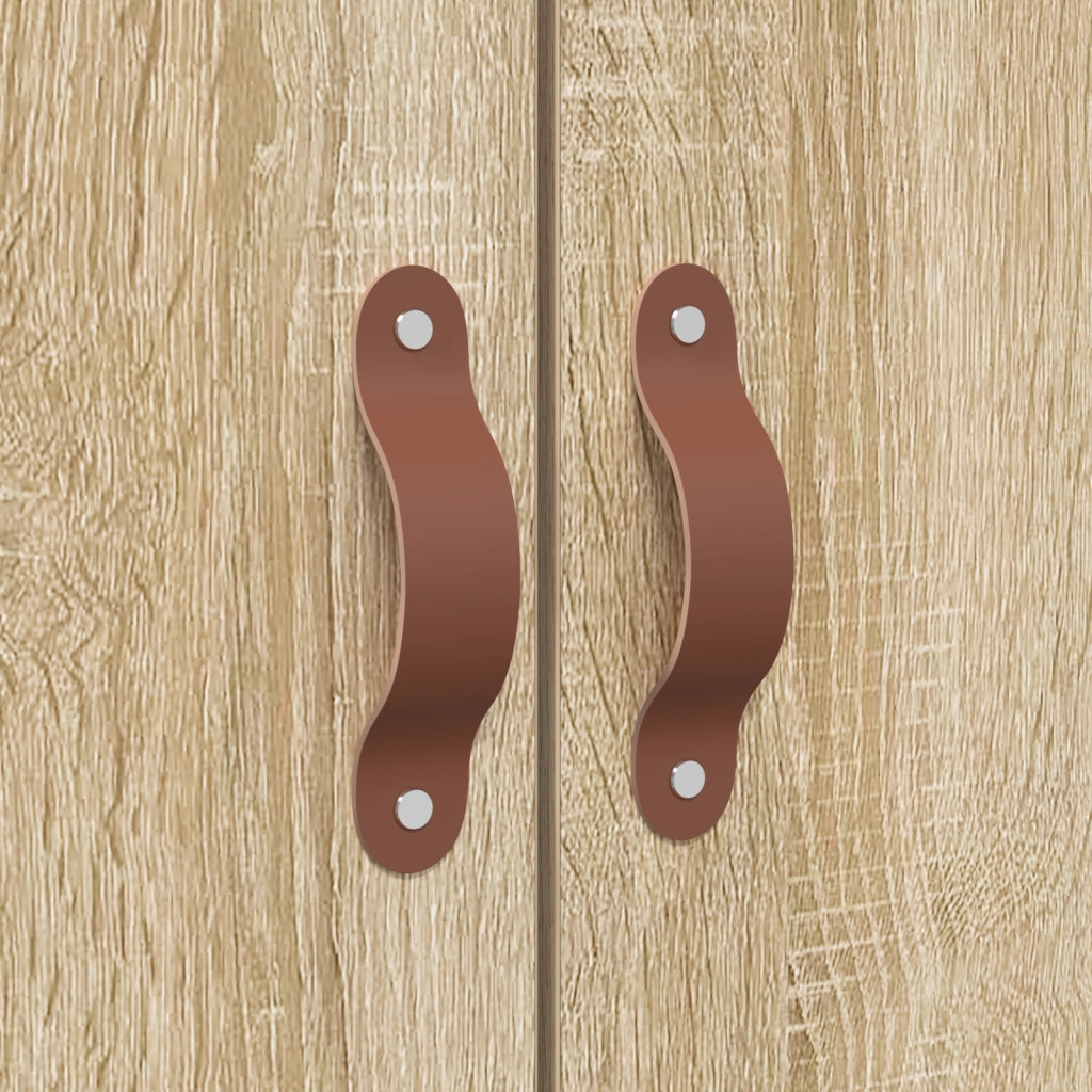 Struttura Letto con Contenitore in Quercia Sonoma 140x190 cm