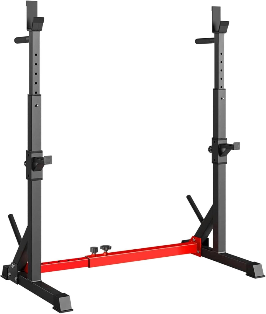 Rack da Squat, Supporto Bilanciere Regolabile, Stand per Sollevamento Pesi Multifunzione per casa, palestra Max 250 KG