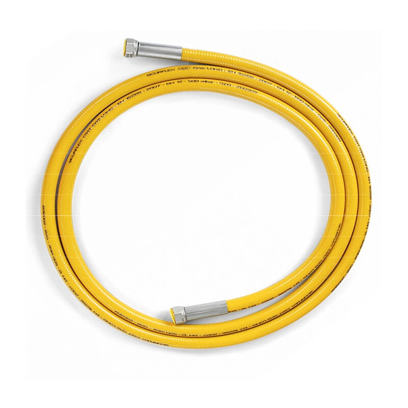 TUBO FLESSIBILE GAS 500 CM F F 1/2 UNI15266 GIALLO