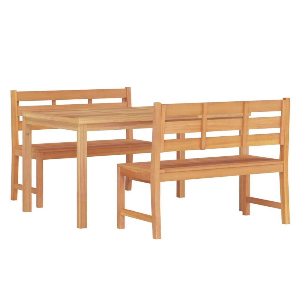 Set da pranzo da esterno 3 pezzi in legno massello di teak 02_0014261