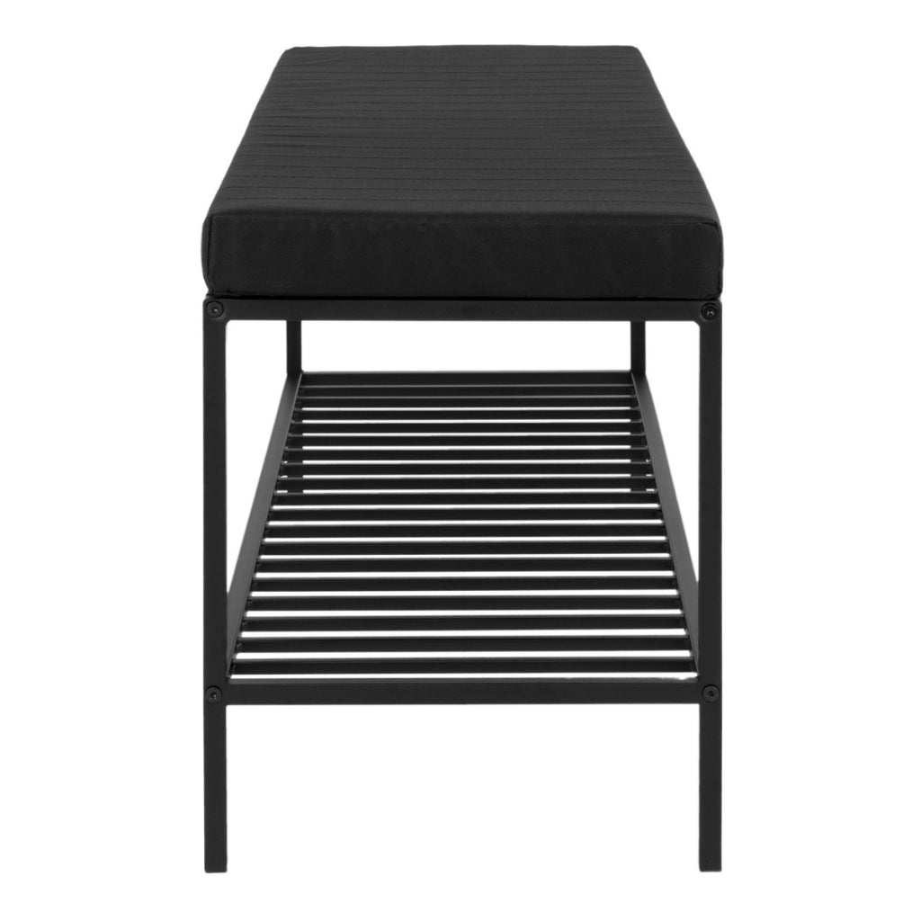 Panca Vita, Nero, Metallo, 36x100x48,5 cm