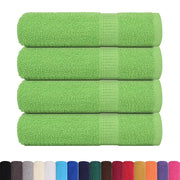 Asciugamani da doccia FROGN 4 pz Verde mela 70x140 cm 360 g/m² 137026