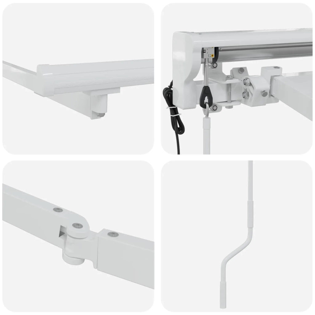 Struttura della tenda elettrica retrattile Bianco 4 × 3 m 42024820