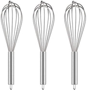Set di utensili in acciaio inossidabile 10 pollici - 3 pezzi - Resistente alla macchina da lavastoviglie - Materiale BPA - Manico ergonomico - Cacciavite multifunzione