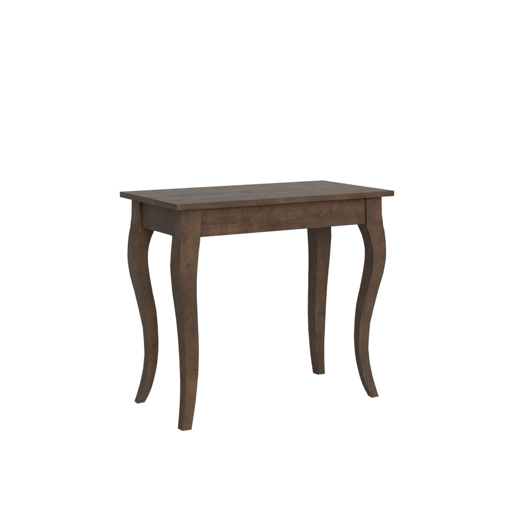 Consolle Allungabile in Legno H77x48x90/308cm Olanda Noce Classica