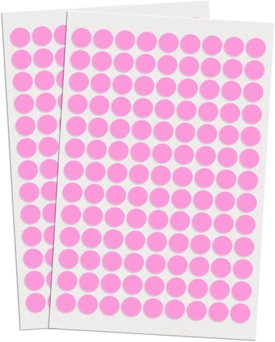 Etichette Ronde 13 mm Stipstickers Zelfklevend e Acqua-Resistenti - Etichette Colorate - 1170 Pezzi
