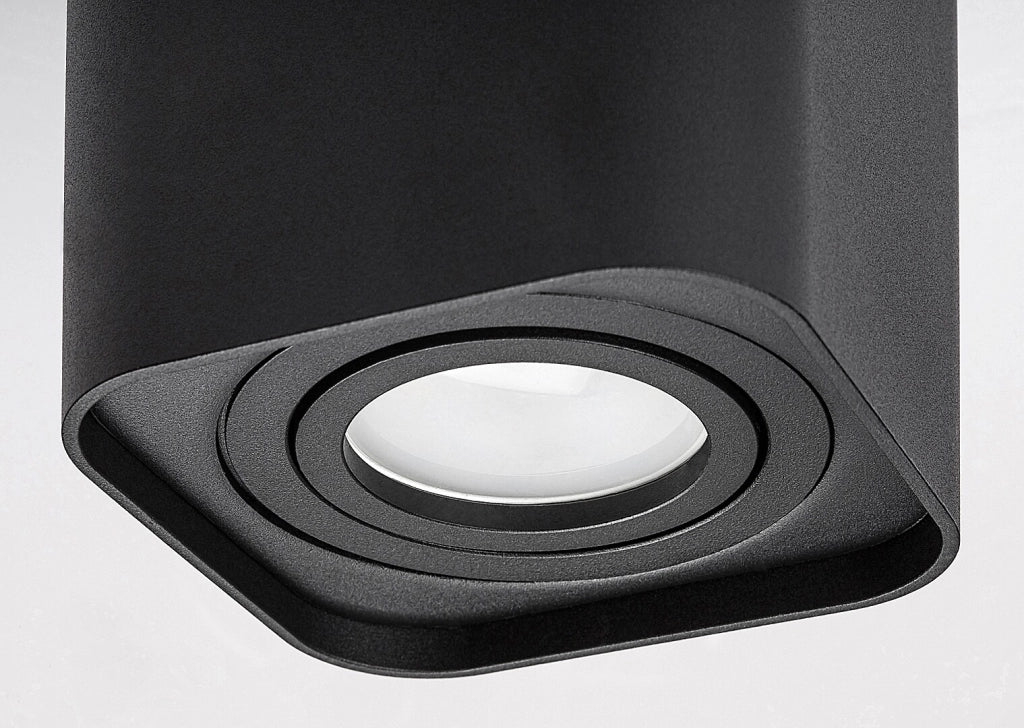 Spot soffitto a superficie nero opaco GU10 1 luce Rabalux