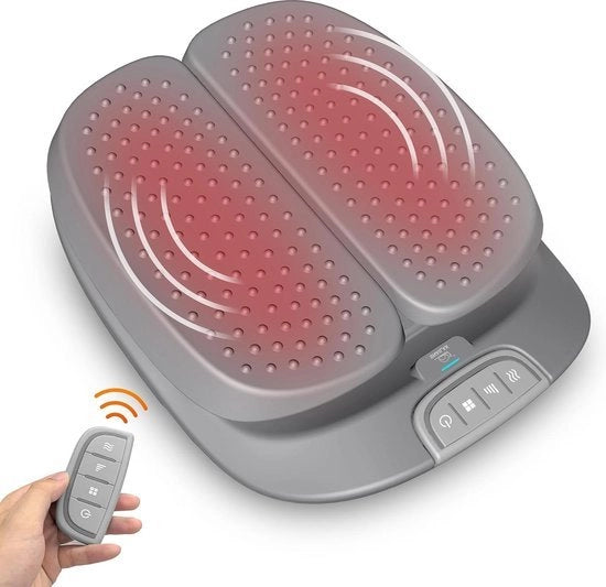 Apparecchio di massaggi per piedi con calore Shiatsu - Apparecchio elettrico di massaggi per piedi con vibrazione e telecomando - Regali per donne uomini Apparecchio di massaggi per piedi