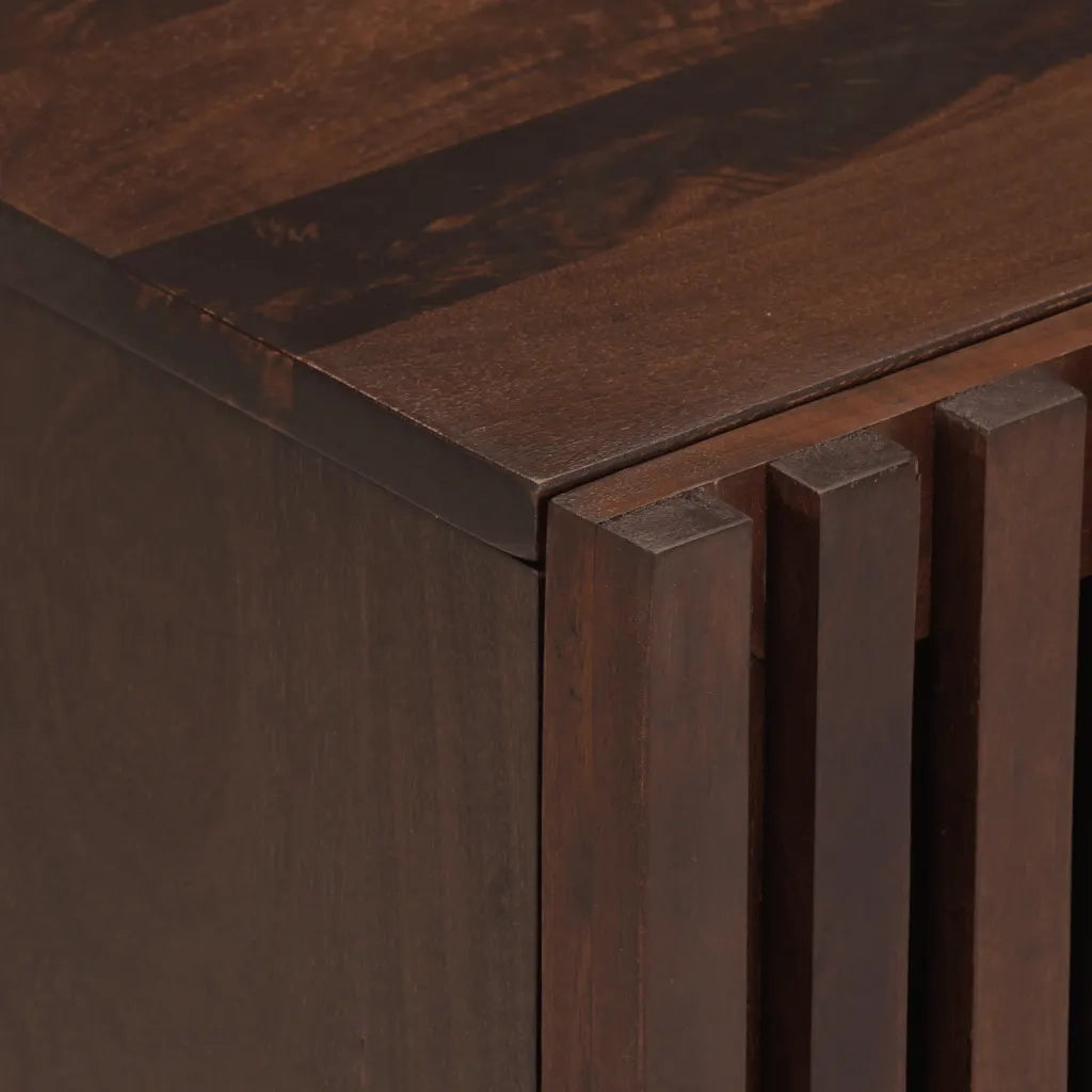 Comodini 2pz 40x34x46 cm in Legno Massello di Mango 377421
