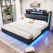 letto imbottito lino grigio 140 x 200 cm
