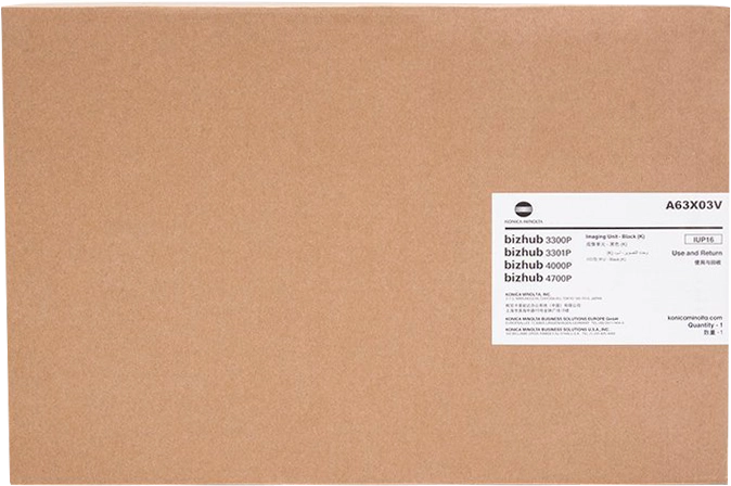 ORIGINAL Konica Minolta Tamburo nero A63X03V IUP-16 ~60000 Seiten
