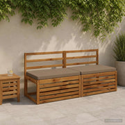 Cuscini per Panchina a 2 Pezzi VUGHT 2 pz 100% Poliestere 951695
