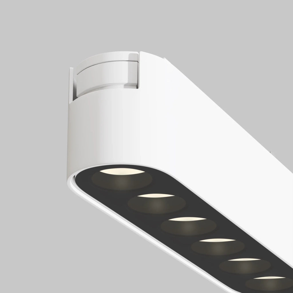 Maytoni Lampada da binario moderna Radity Points 1 luce LED integrato bianco metallo