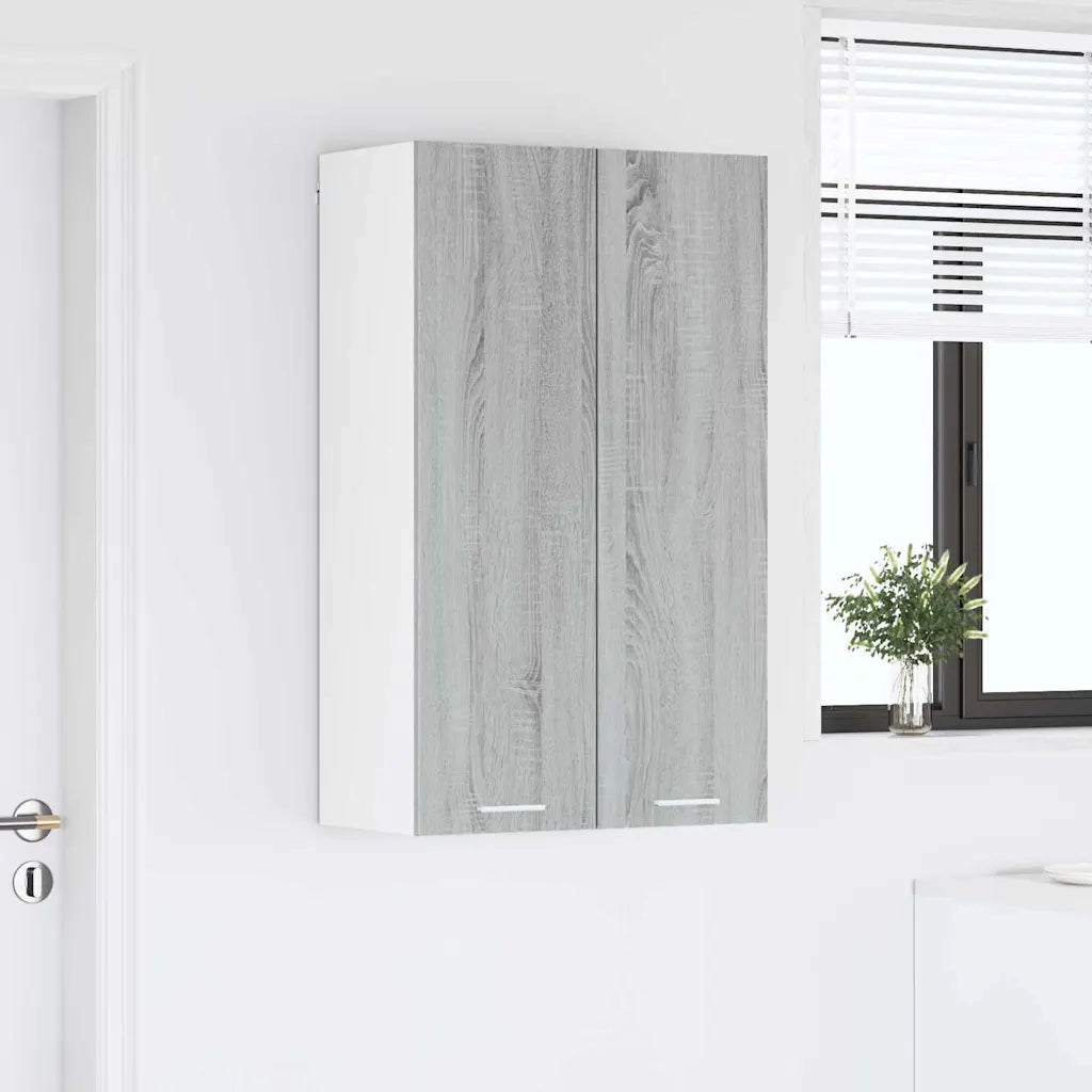 Armadio pensile con porta Grigio Sonoma 60 x 31 x 100 cm