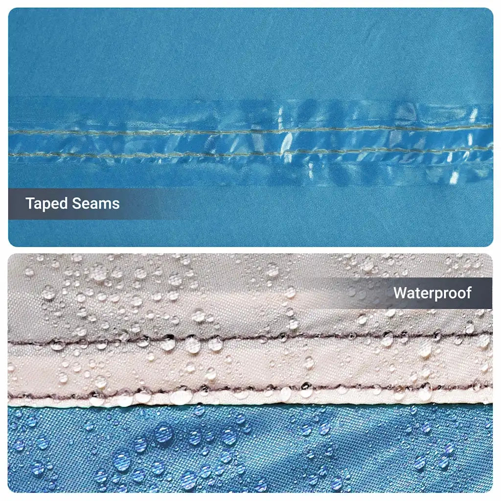 Tenda Familiare con tetto Blu e Grigio 721 x 335 x 212 cm 4100671