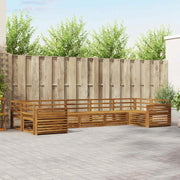 Set divani 7 pcs Naturale Legno di Acacia Massello 3374064