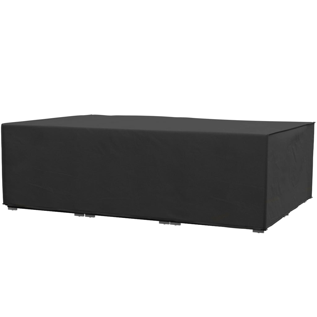 Copertura per set mobili da giardino ¨C Xylo ¨C tessuto Oxford impermeabile anti-UV, 222x155x67 cm, nero