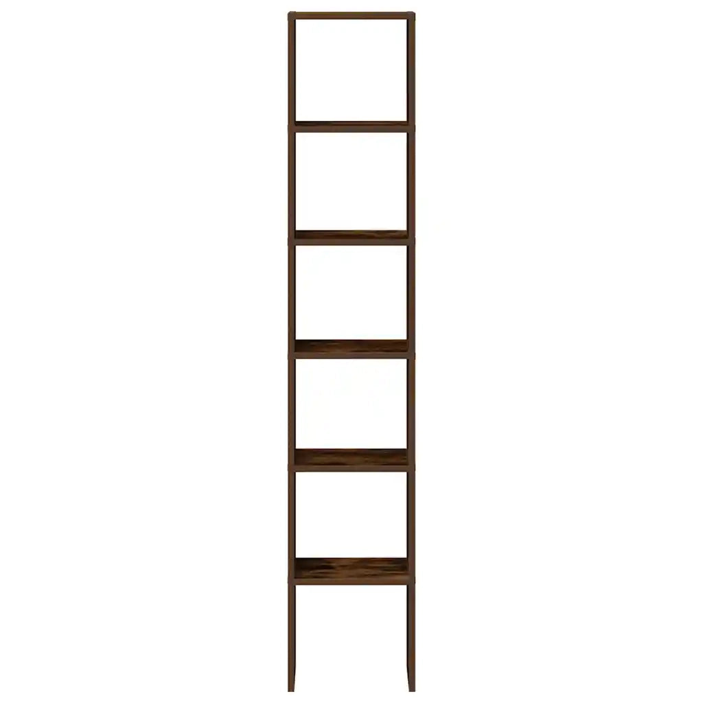 Librerie 2 pz Impilabili Rovere Fumo 30x30x80 cm in Truciolato 858812