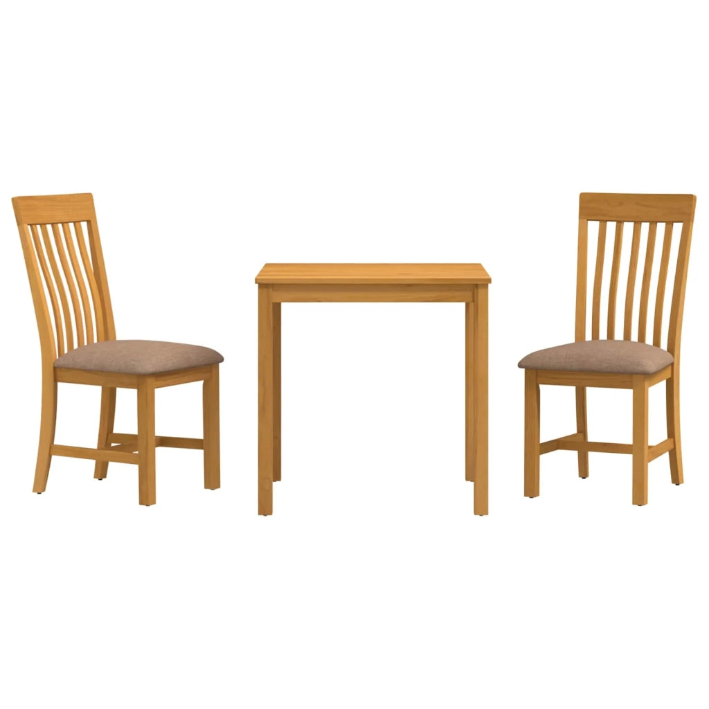 Set da pranzo 3 pz Grigio Legno di Quercia Massello 3430208