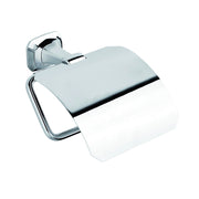 Porta rotolo chiuso da parete Cromo in Ottone cromato Mod. Aida