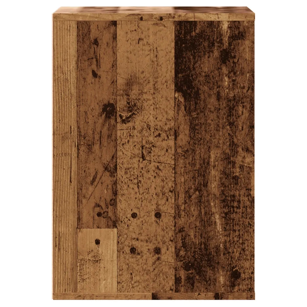 vidaXL Cassettiera Angolare Legno Antico 40x41x58 cm Legno Multistrato