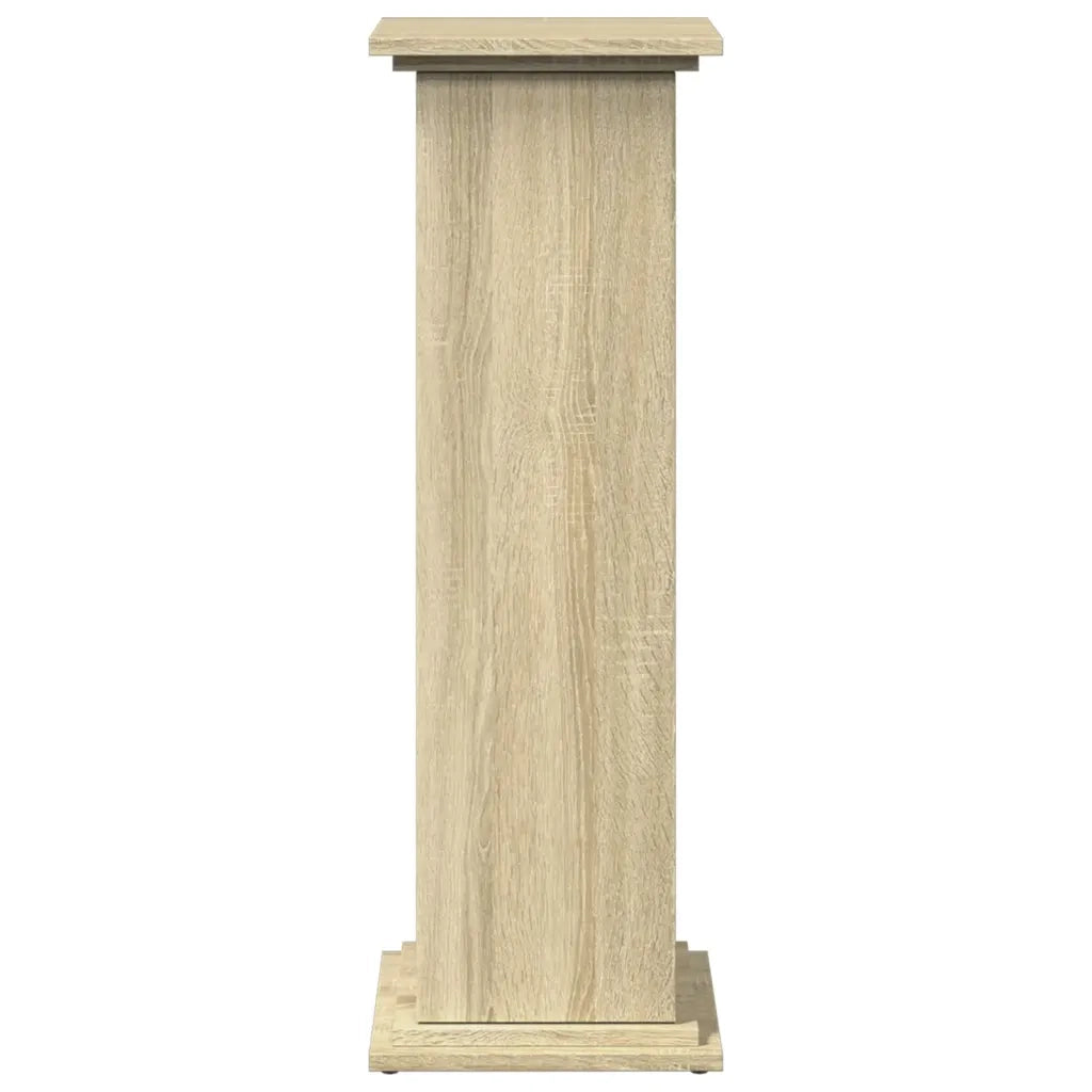 Espositore con Portaoggetti Rovere Sonoma 31x30x90cm Truciolato