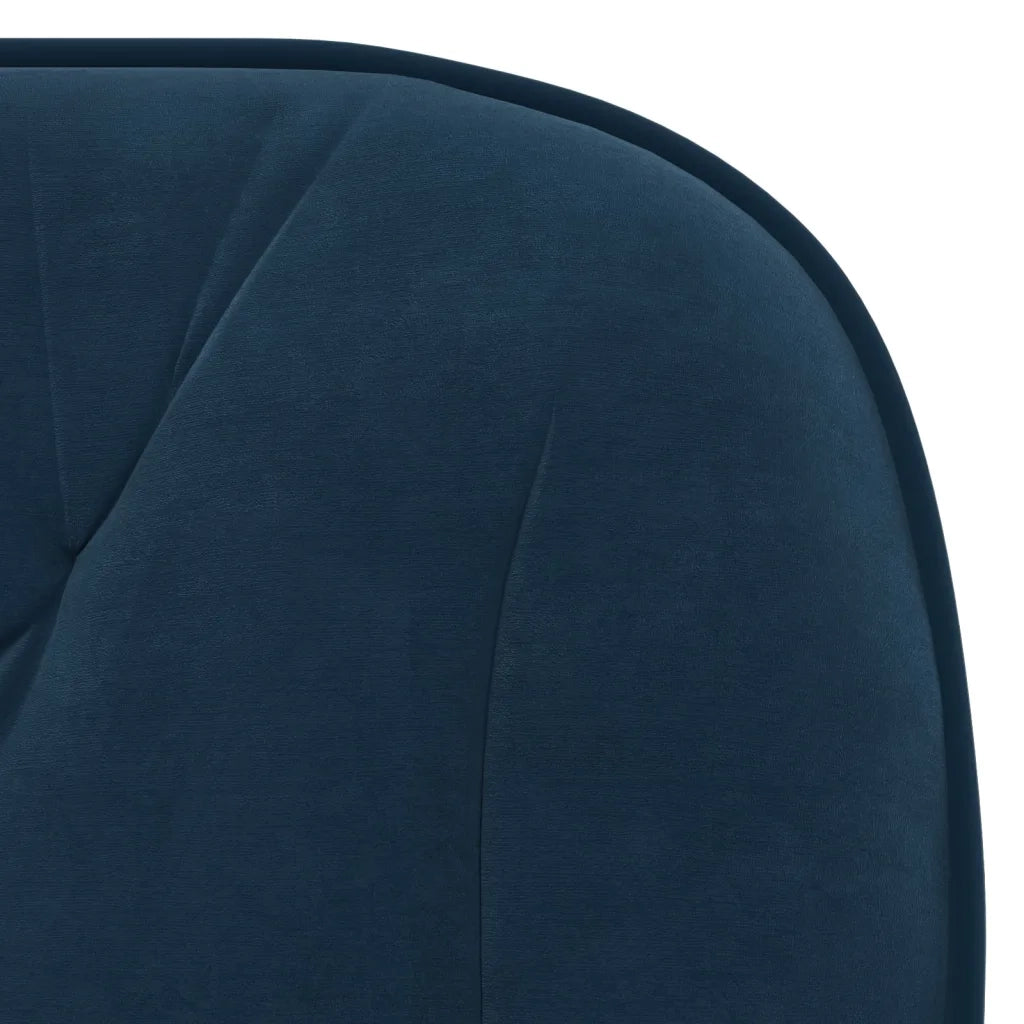 Sedie da Pranzo Girevoli 2 pz Blu in Velluto 3103420
