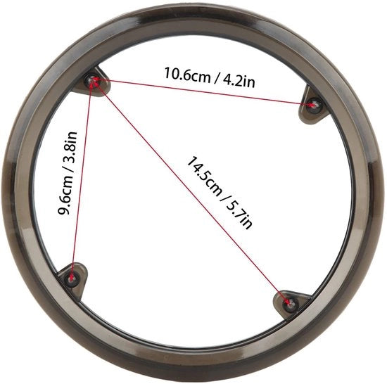 Protezione catena per bicicletta - Protezione catena per mountain bike - Protezione catena per bicicletta da corsa - Accessorio di miglioramento - Adatto per mountain bike e biciclette da corsa - Facile da utilizzare