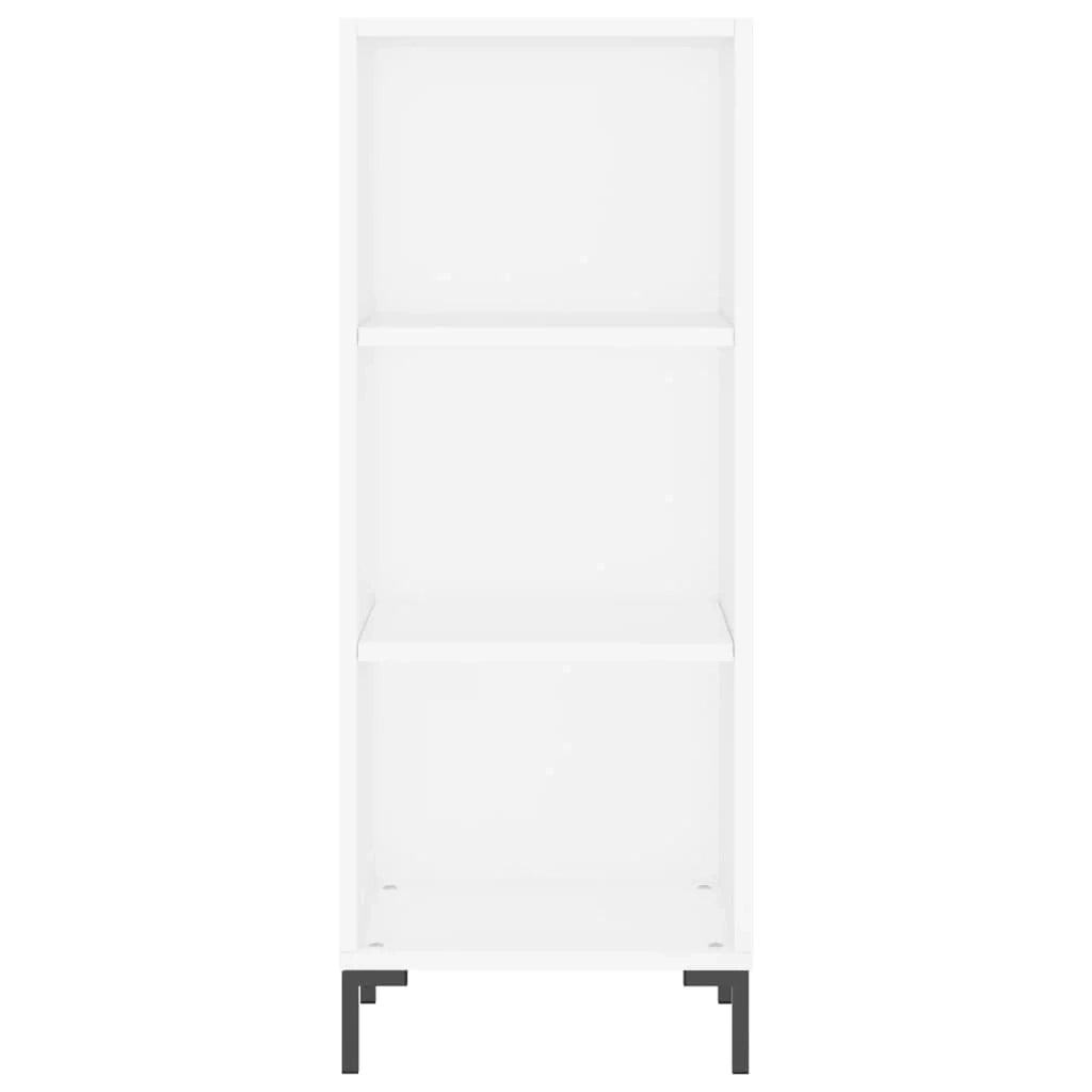 Buffet credenza cassettiera mobiletto mobile contenitore organizer cucina soggiorno salotto alto 34,5 x 34 x 180 cm legno ingegnerizzato bianco 02_0032388