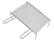 GRIGLIA PESANTE CON PIEDI 2 MANICI  cm.50x35x7h.    LAPILLO