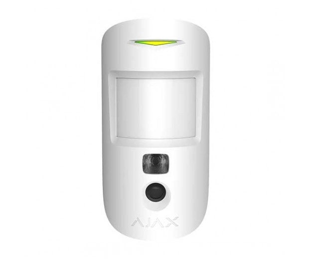 Rilevatore di movimento PIR AJAX MotionCam AJMC senza fili wireless 868MHz con fotocamera per verificare gli allarmi