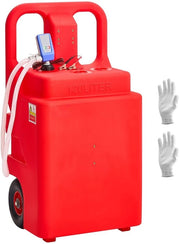 Carrello carburante - Tanke carburante mobile - Capacità 121 l - Pomp elettrica 9,46 l/min - Sonda 1,2 m - Strumento di misurazione con arresto automatico - Per carburante diesel e benzina - Rosso