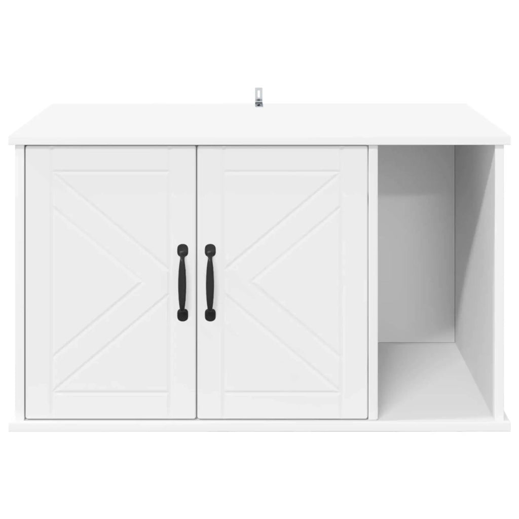 Casa per Gatti Bianco 85 x 55 x 50 cm Legno multistrato