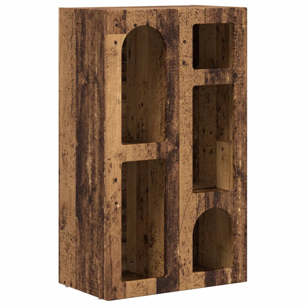 Credenza | Madia | Buffet da pranzo | Armadio da pranzo Legno vecchio 59 x 35 x 100,5 cm Legno multistrato
