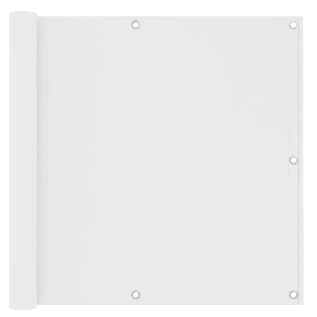Paravento da Balcone Bianco 90x500 cm in Tessuto Oxford cod mxl 15149