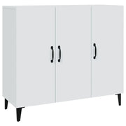 Credenza | Madia | Buffet da pranzo | Armadio da pranzo Bianca 90x34x80 cm in Legno Multistrato