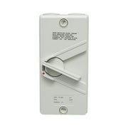 Interruttore sezionatore ON/OFF 1P, 440 V CA, 20 A con protezione IP66