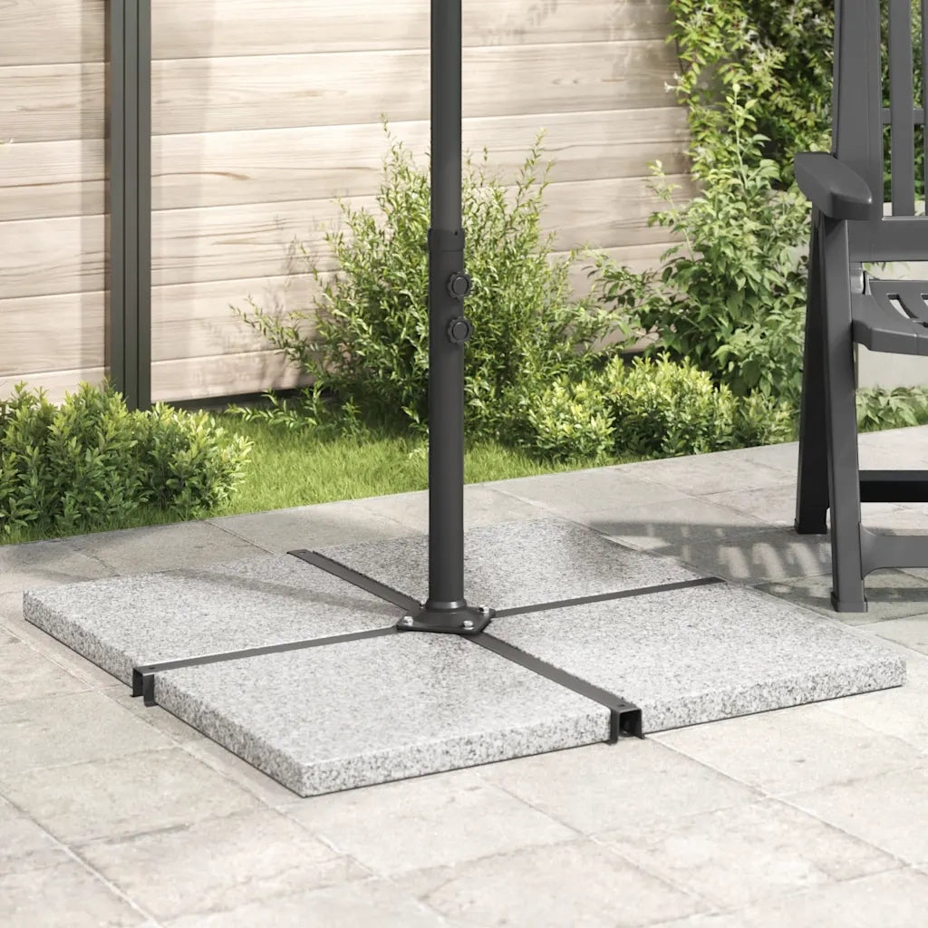 Piastra per Parasole in Granito Quadrata 25 kg Grigia CFW6591448