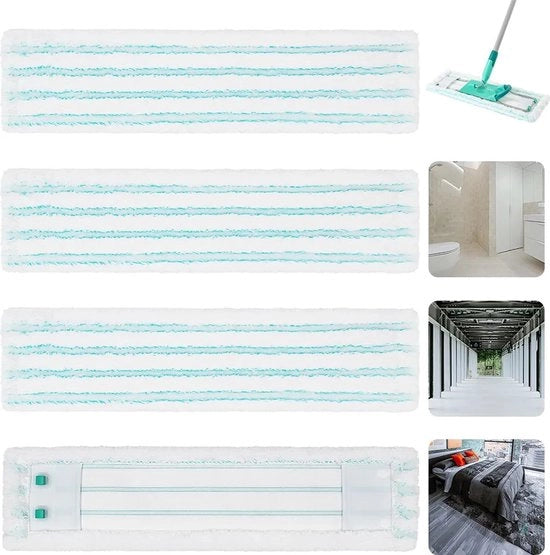 Hoeze micro per sostituire per mop, adatto per Leifheit Profi XL Micro, sostituzione veloci per macchie, microfibra alta qualità per sostituire le coperture
