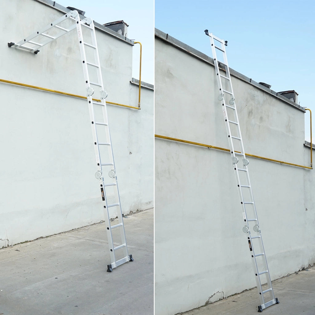 Scala multifunzionale a 4 segmenti, 4,6 m, portata 150 kg