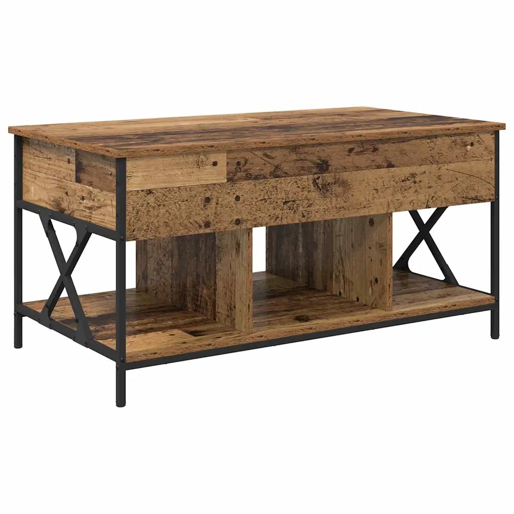 Tavolino da salotto Legno vecchio 100 x 55 x 48.5 cm