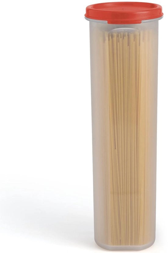 BPA-vrij luchtdichte bewaardozen con coperchio per spaghetti e altri alimenti - Basi di vetro trasparenti di alta qualità per snack da asporto