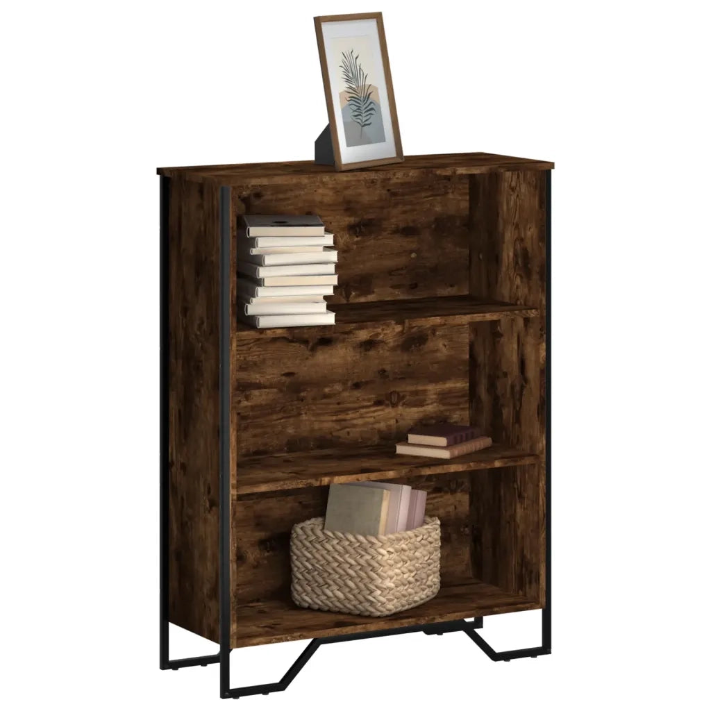 vidaXL Libreria Rovere Fumo 80x31x106 cm in Legno Multistrato