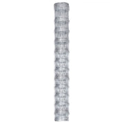 Recinzione da Giardino in Acciaio Zincato 50x1,25 m Argento 149514