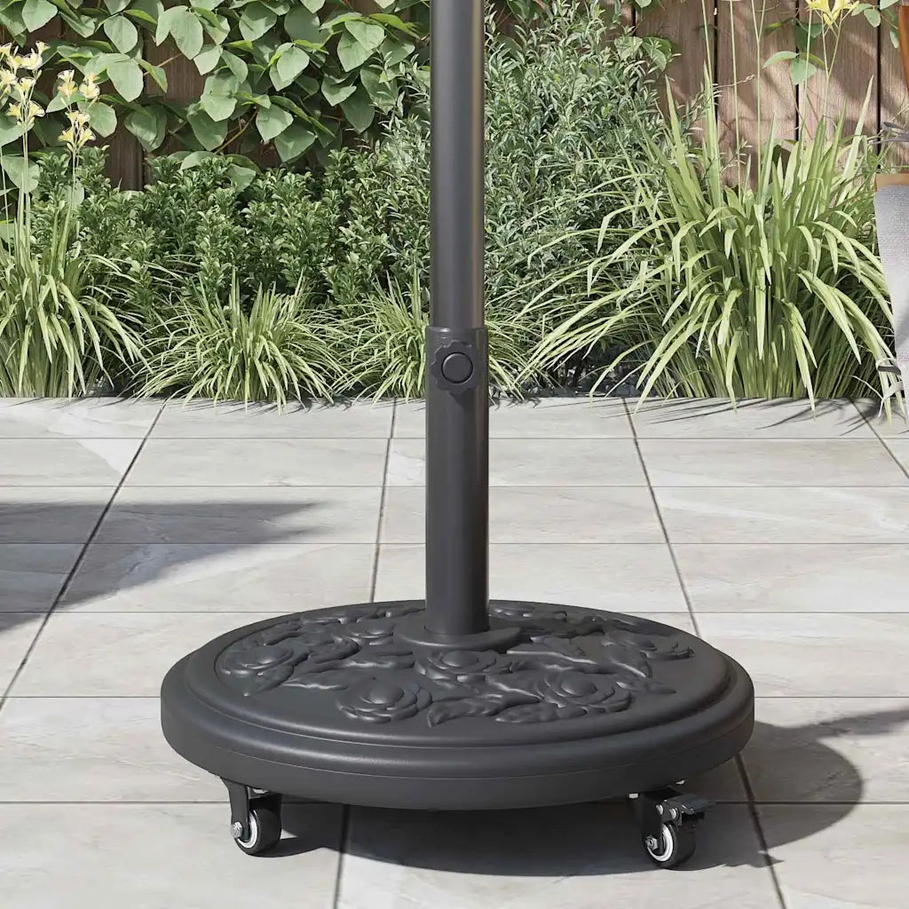 Base per ombrellone Art d¨¦co Nero ? 45 x 39,5 cm Ferro CFW2634338