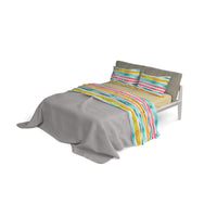 Set Lenzuola Singolo con Stampa Sopra Sotto e Federe Fez