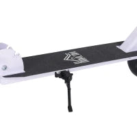 Monopattino Pieghevole Con Manubrio Regolabile Su 4 Livelli, Sistema Di Frenata Posteriore, Per Bambino Adolescente Peso Max. 100KG, 88L x 37P x 75-100H cm, Bianco